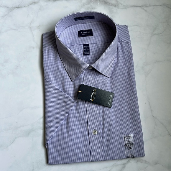 NWT Arrow Short Sleeve Button Up - Sz 17 1/2 (XL) - Picture 3 of 10